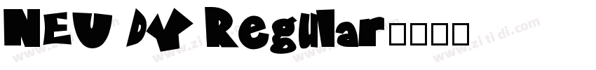 NEU DY Regular字体转换